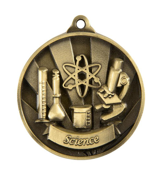 1076-41G Sunrise Medal-Science 5cm