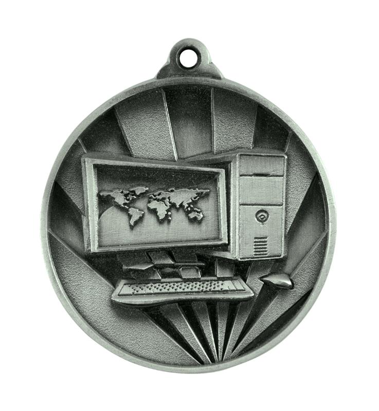 1076-42S Sunrise Medal-Computers 5cm