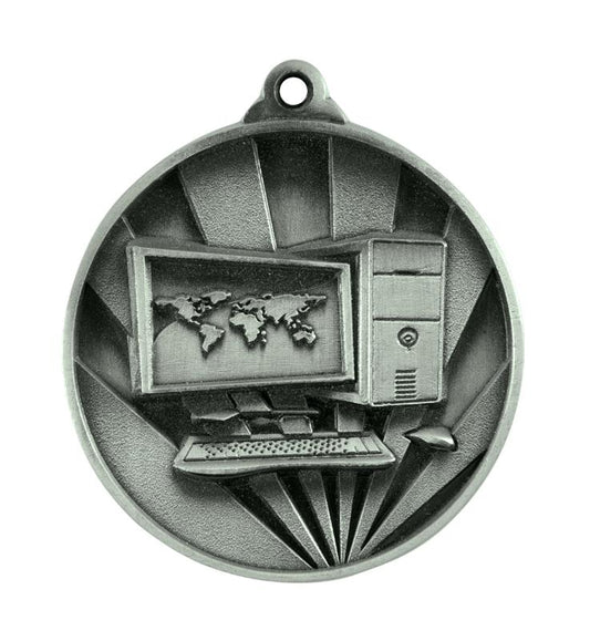 1076-42S Sunrise Medal-Computers 5cm