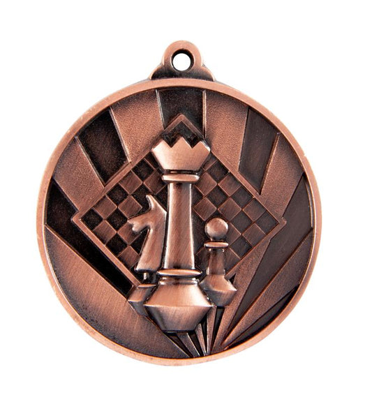 1076-43BR Sunrise Medal-Chess 5cm