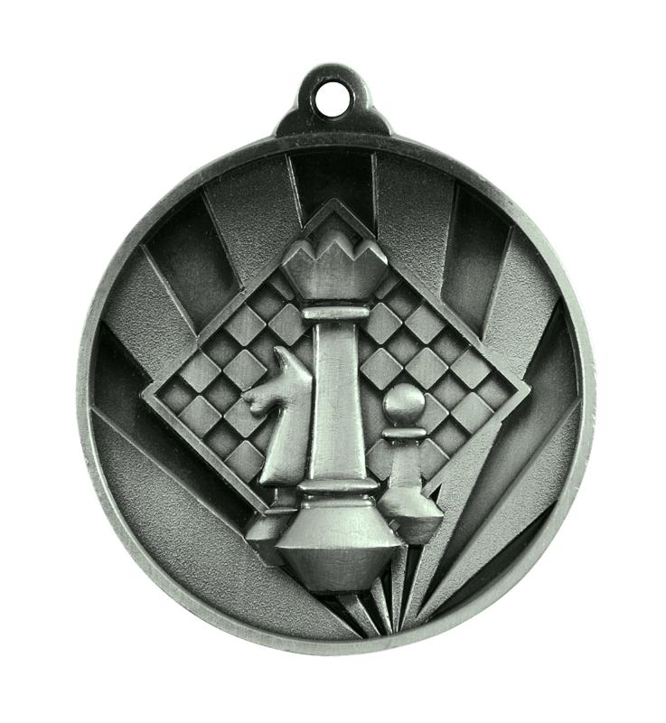 1076-43S Sunrise Medal-Chess 5cm