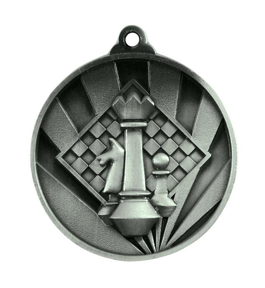 1076-43S Sunrise Medal-Chess 5cm