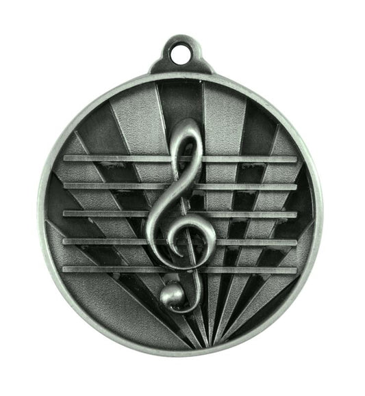 1076-44S Sunrise Medal-Music 5cm