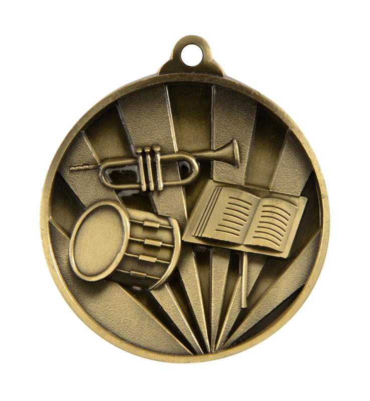 1076-45G Sunrise Medal-Band 5cm