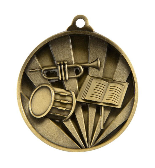 1076-45G Sunrise Medal-Band 5cm