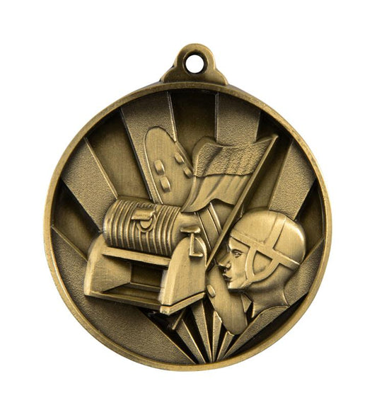 1076-4G Sunrise Medal-Surf Lifesaving 5cm