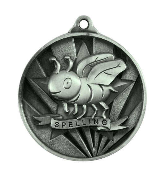 1076-50S Sunrise Medal-Spelling 5cm
