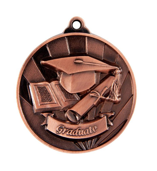1076-52BR Sunrise Medal-Graduate 5cm