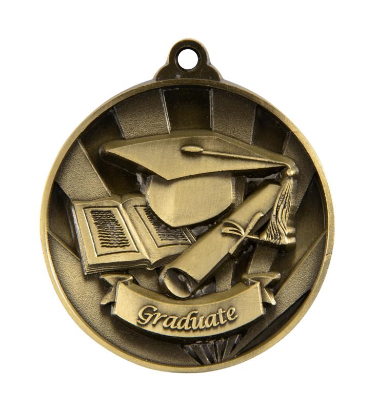 1076-52G Sunrise Medal-Graduate 5cm