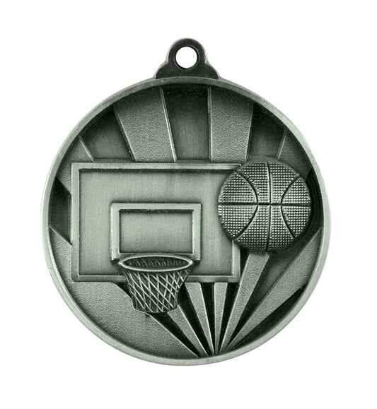 1076-7S Sunrise Medal-Basketball 5cm