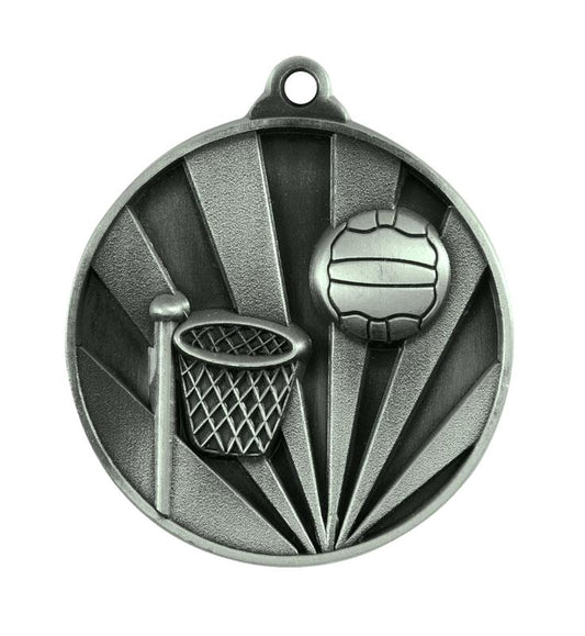 1076-8S Sunrise Medal-Netball 5cm