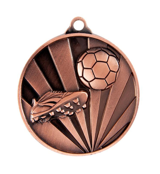 1076-9BR Sunrise Medal-Football 5cm