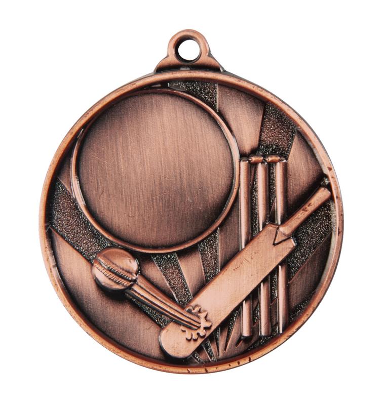 1076C-1BR Sunrise Medal-Cricket+25mm insert 5cm