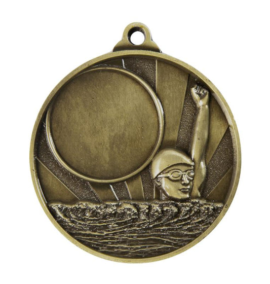 1076C-2G Sunrise Medal-Swimming+25mm insert 5cm