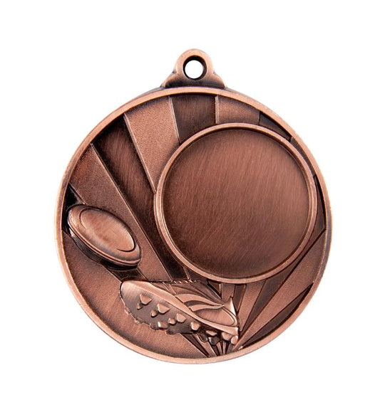 1076C-6BR Sunrise Medal-Rugby+25mm insert 5cm