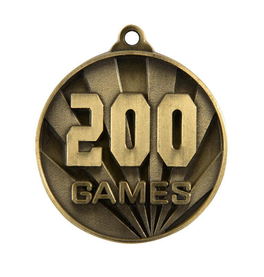 1076G-200G Sunrise Medal-No. Games (200) 5cm