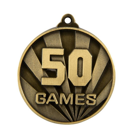 1076G-50G Sunrise Medal-No. Games (50) 5cm