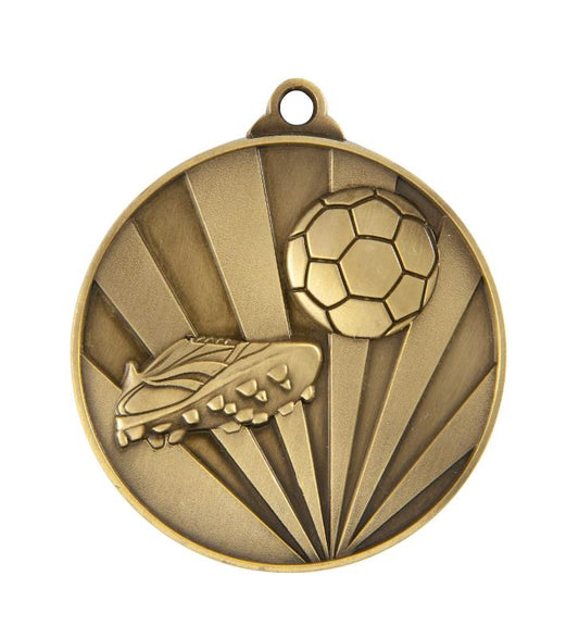1077-9G Sunrise Medal-Football 7cm