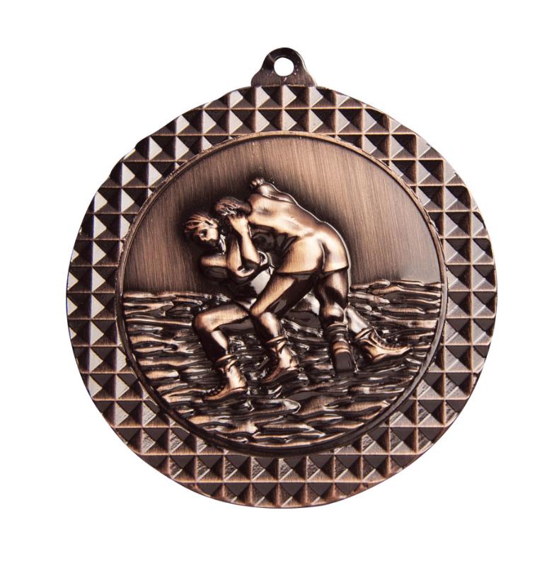 1080-84BR 70mm Medal Wrestling 7cm