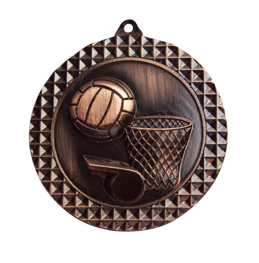 1080-8BR 70mm Medal Netball 7cm