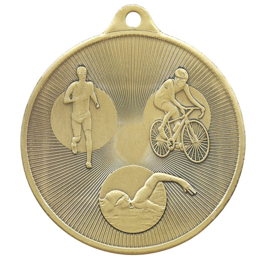 1088-15G Universal Medal-Triathlon 50mm