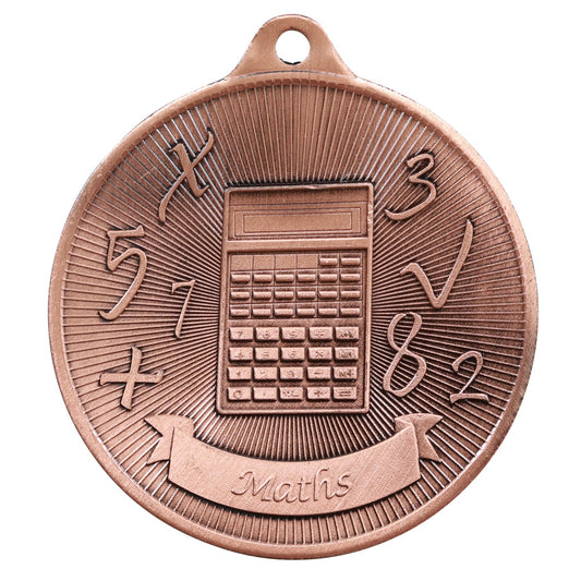 1088-40BR Universal Medal-Maths 50mm
