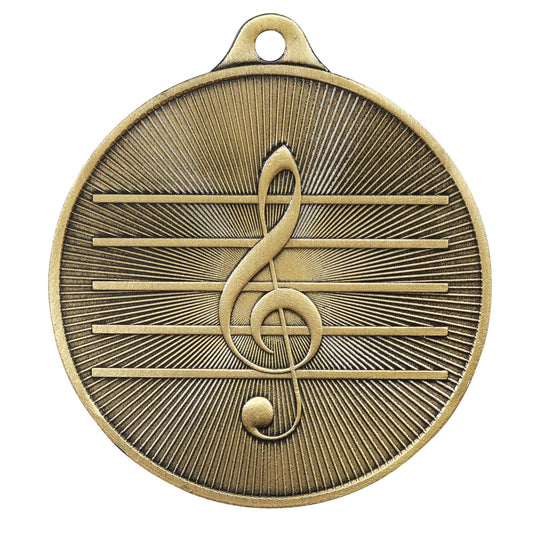 1088-44G Universal Medal-Music 50mm