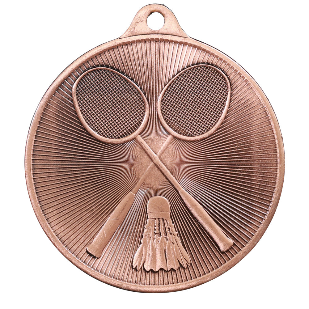 1088-57BR Universal Medal-Badminton 50mm