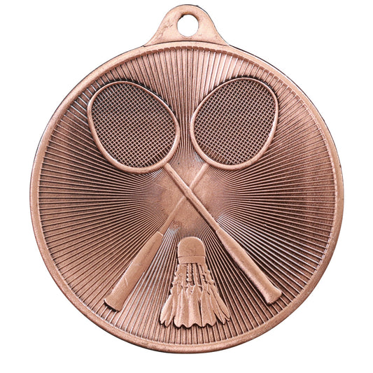 1088-57BR Universal Medal-Badminton 50mm
