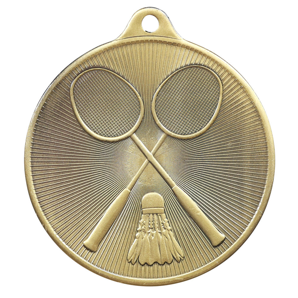 1088-57G Universal Medal-Badminton 50mm