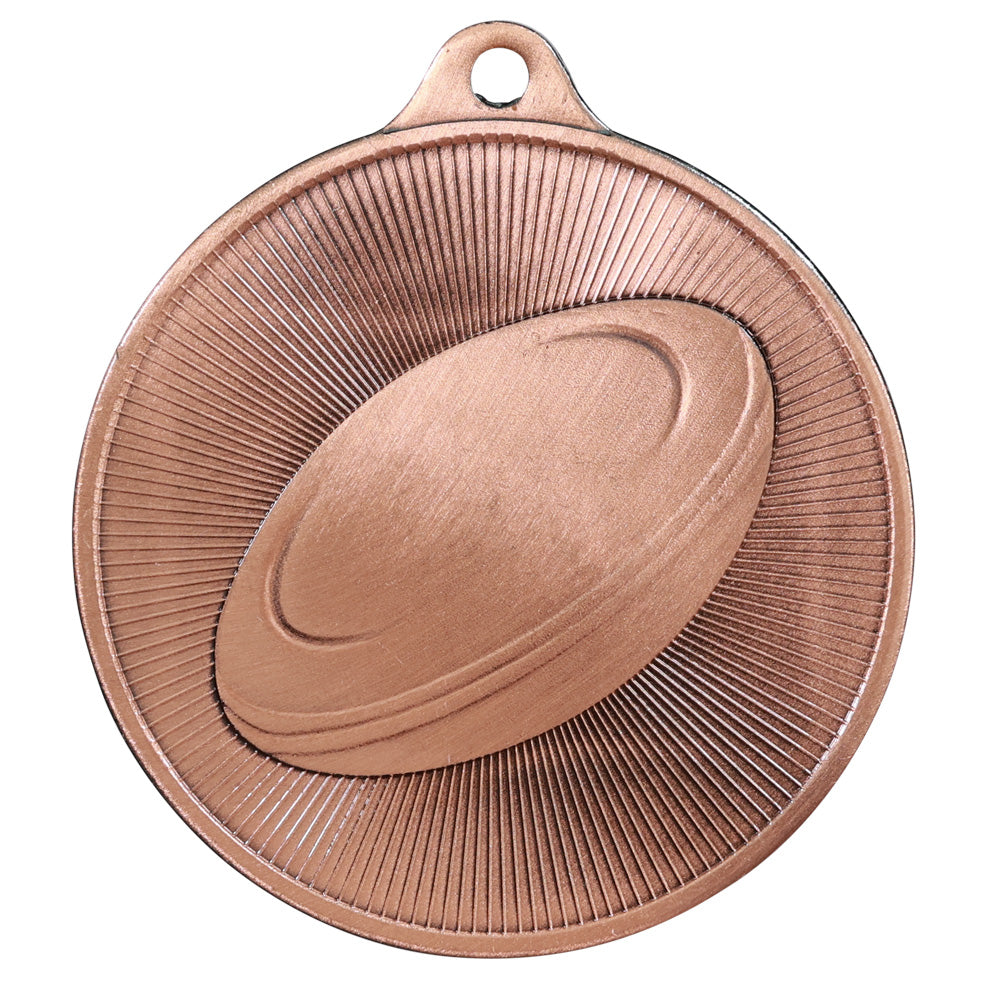 1088-6BR Universal Medal-Rugby 50mm
