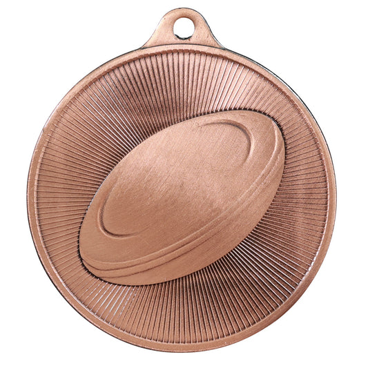 1088-6BR Universal Medal-Rugby 50mm