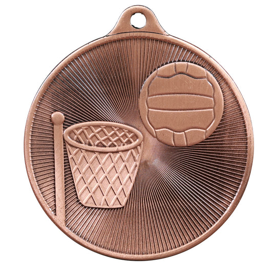 1088-8BR Universal Medal-Netball 50mm