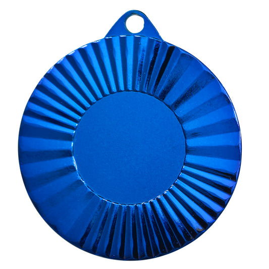 1089BU Coloured Medal-Blue 50mm