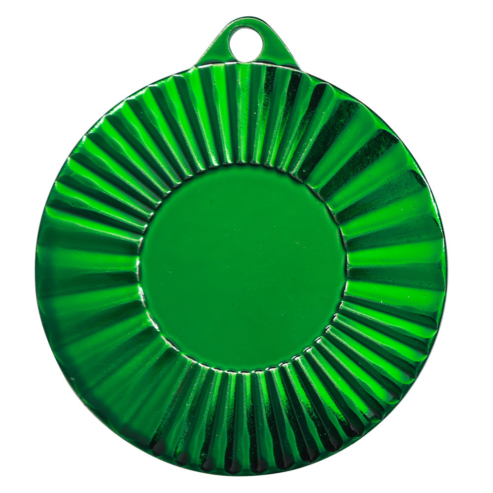 1089GN Coloured Medal-Green 50mm