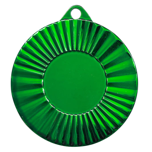 1089GN Coloured Medal-Green 50mm