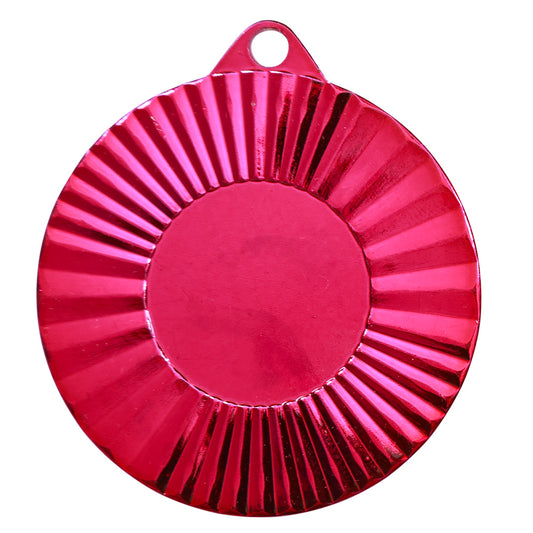 1089PK Coloured Medal-Pink 50mm