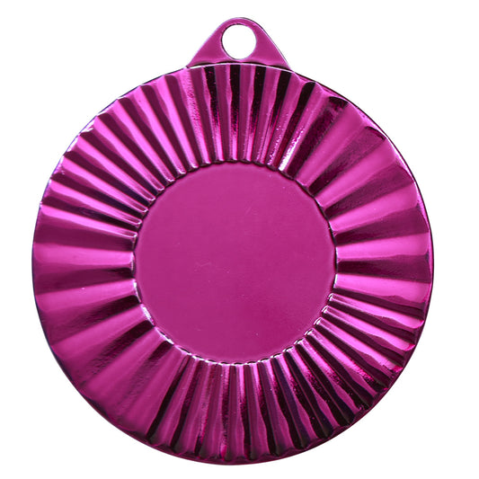 1089PU Coloured Medal-Purple 50mm