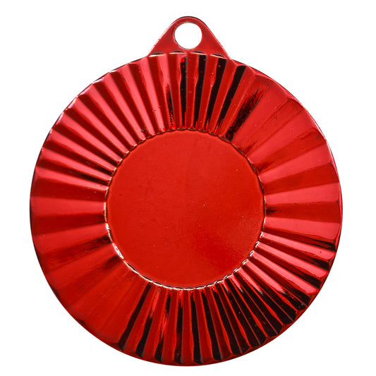 1089R Coloured Medal-Red 50mm