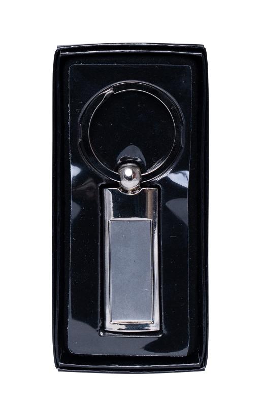 1124B Keyring Rectangle 4.5cm