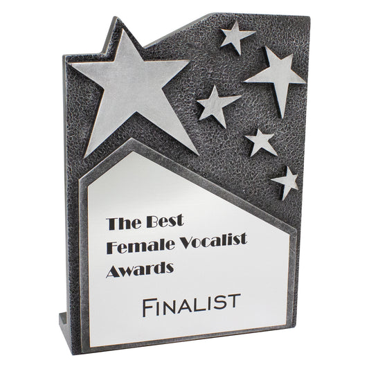 12052 Star Cross Silver Plaque
