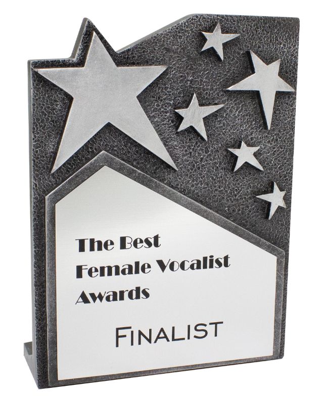 12052 Star Cross Plaque Silver 19.5cm