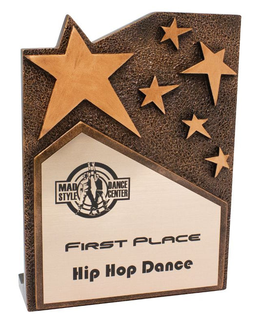12053 Star Cross Plaque Bronze 19.5cm