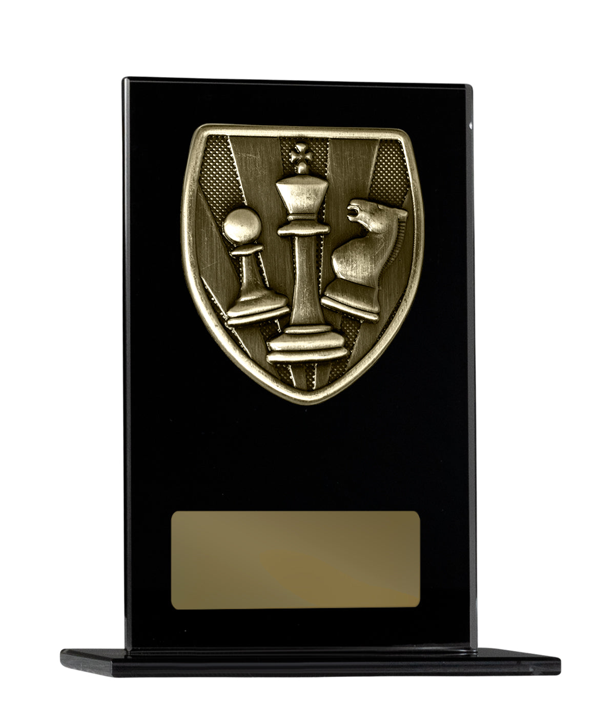 1215BKA-MS43G  Black Glass Series-Chess