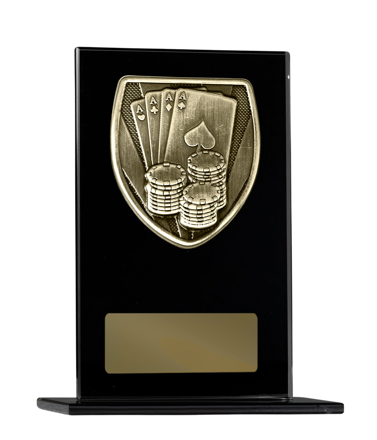 1215BKA-MS54G  Black Glass Series-Poker
