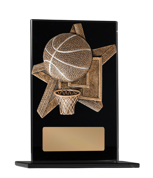 1215BKA-RS7  Black Glass Series-Basketball