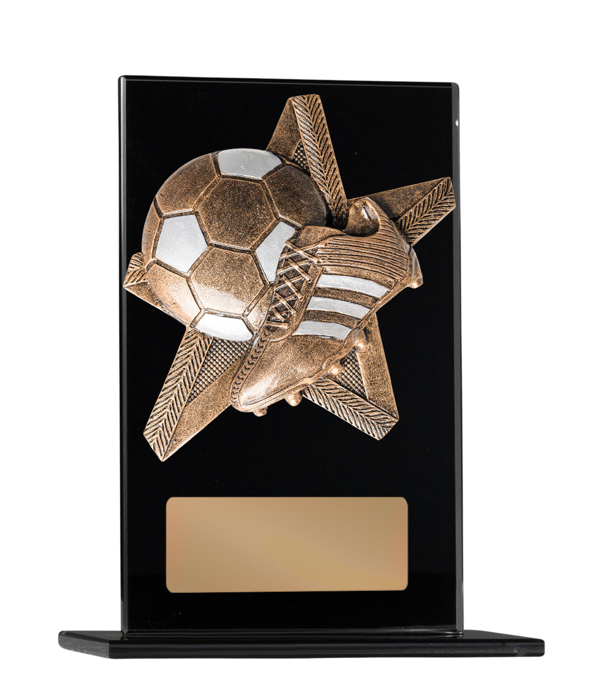 1215BKA-RS9  Black Glass Series-Football