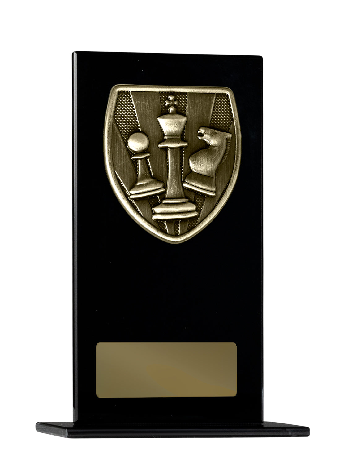 1215BKA-MS43G  Black Glass Series-Chess
