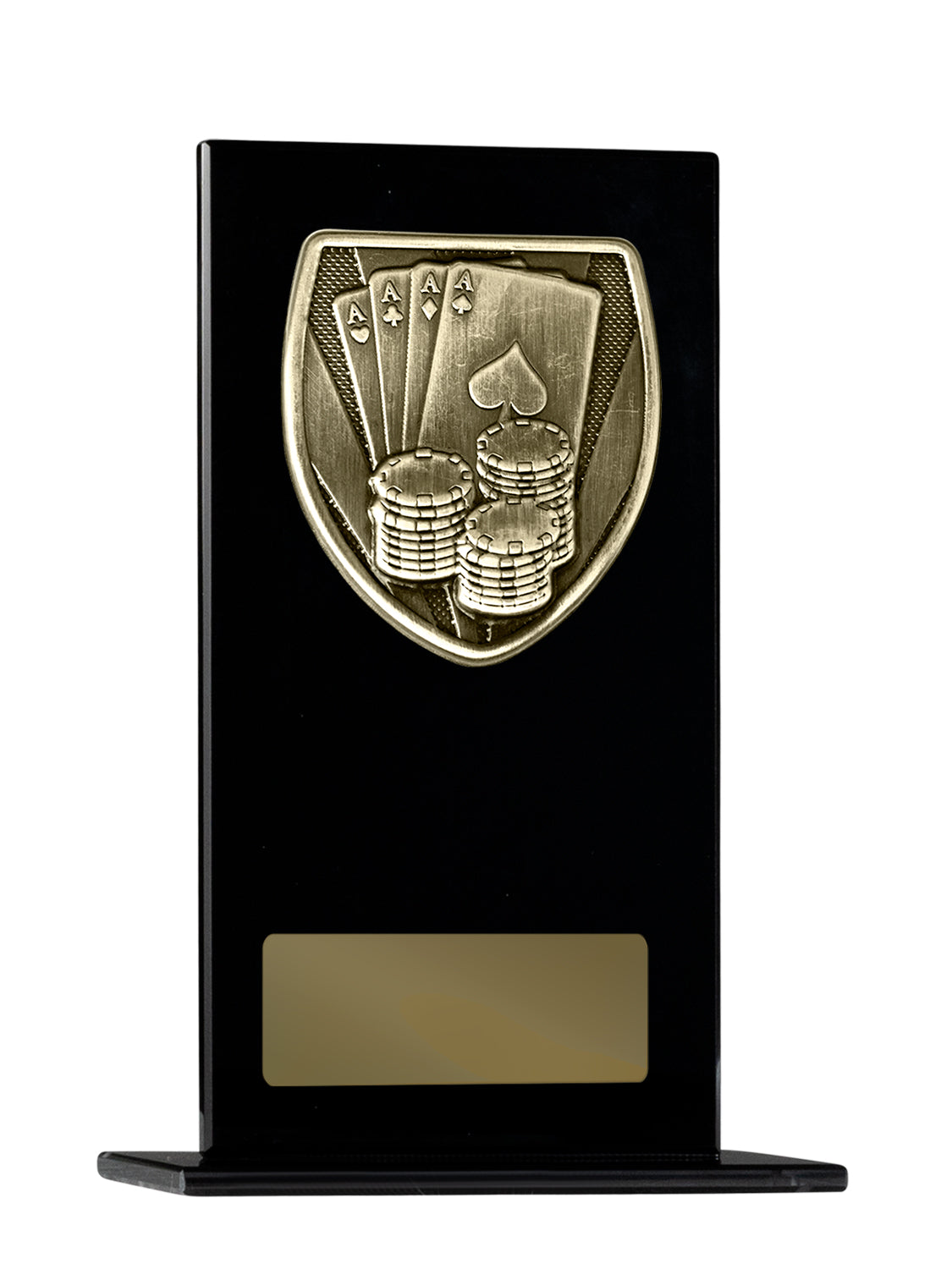 1215BKA-MS54G  Black Glass Series-Poker