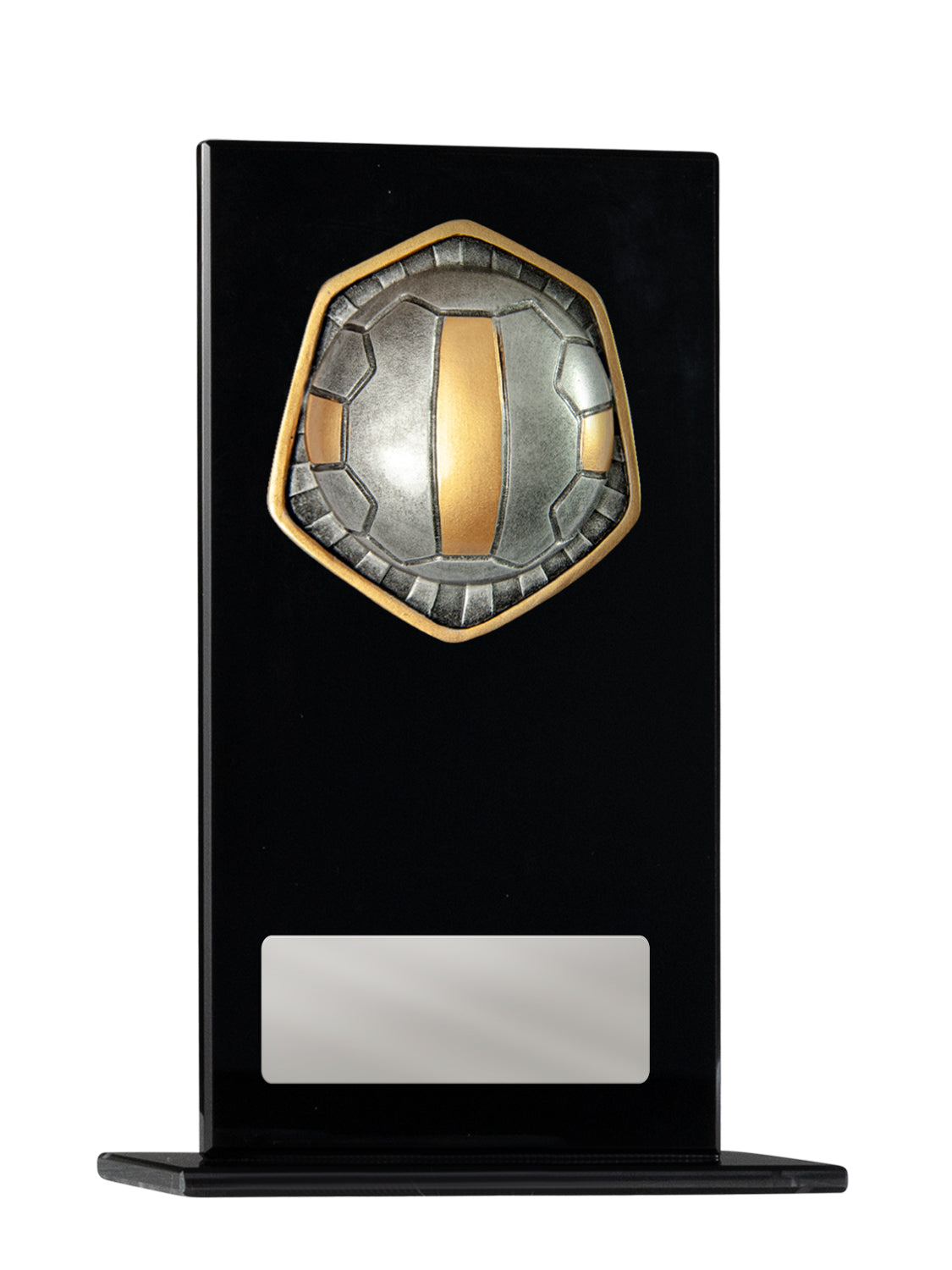 1215BKE-RI8B Black Glass Series-Netball